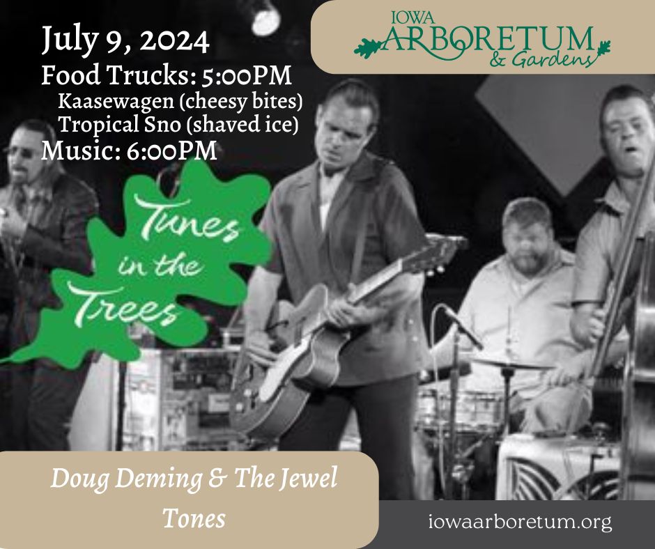 Doug Deming and the Jewel Tones perform at the Arboretum July 9, 2024