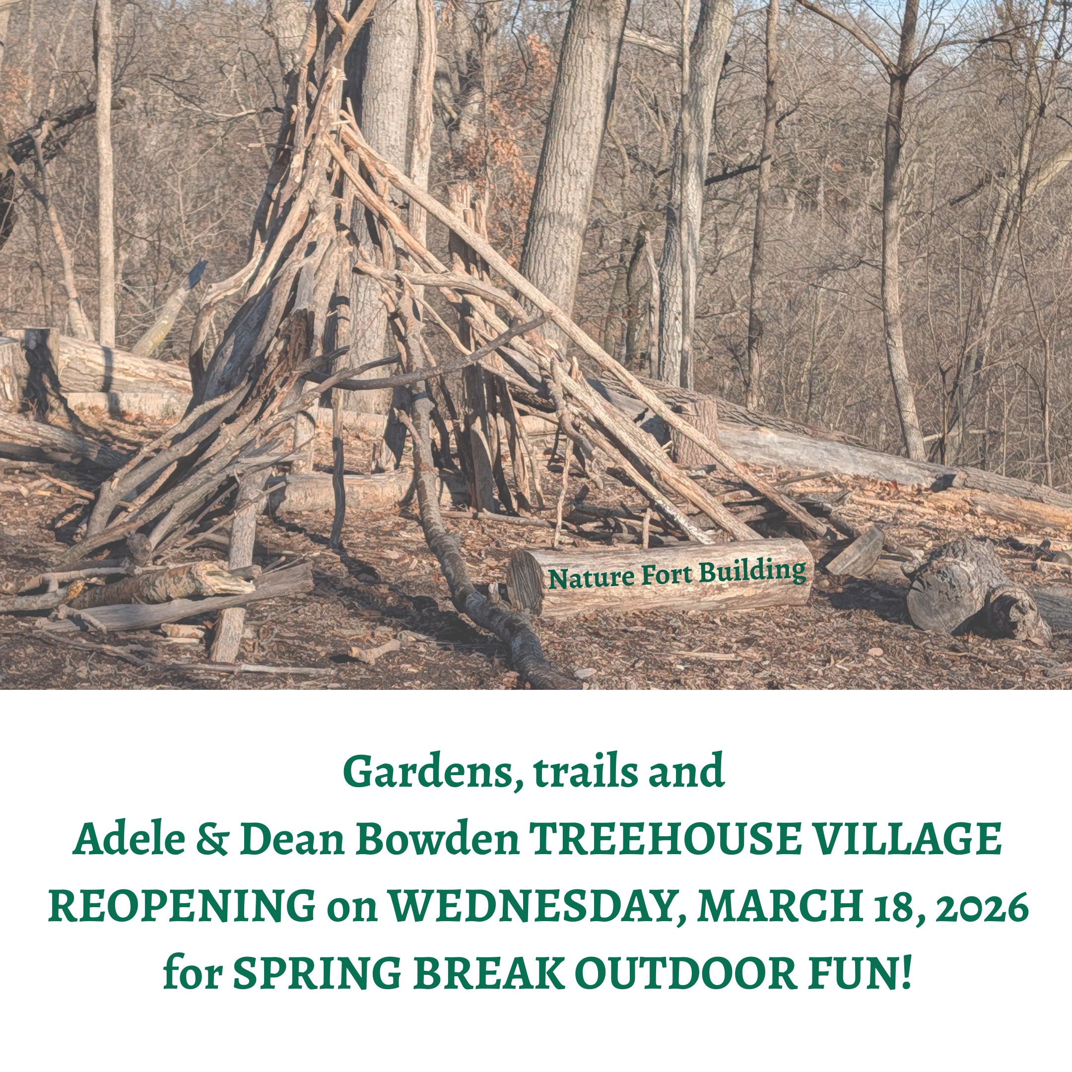 Treehouse Village Nature Fort Building